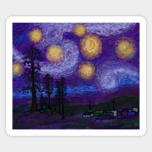 Starry Southern Sky Sticker